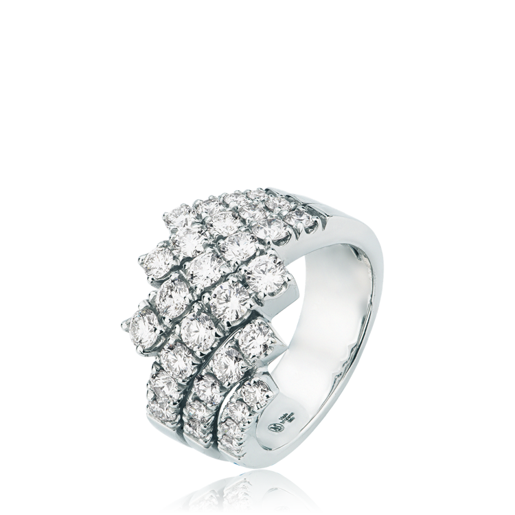 Imagen de Fascia con Diamanti in Oro Bianco
