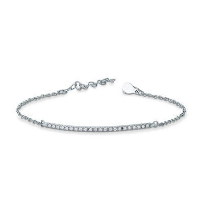 Picture of Bracelet with diamond in white gold