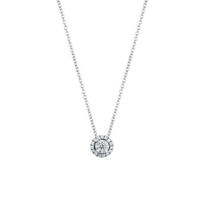 Picture of Necklace with diamond in white gold